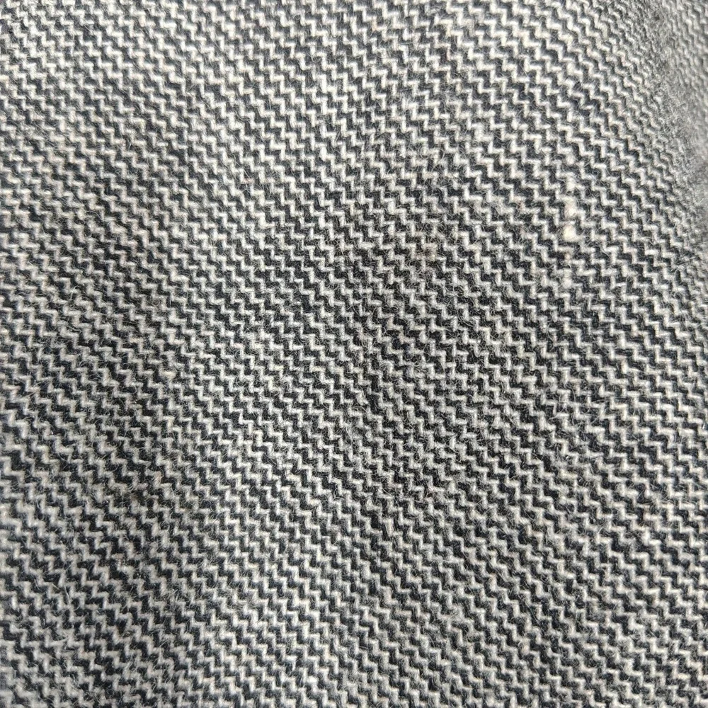 Eddie Bauer Blazer Mens M Grey Herringbone Wool Blend Two Button Sport Coat